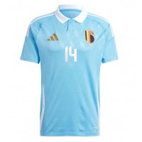 Camiseta Bélgica Dodi Lukebakio #14 Segunda Equipación Replica Eurocopa 2024 mangas cortas